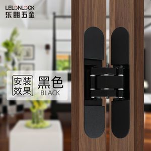 厂家直销暗藏式三维可调铰链3D合页 180度不分左右折叠门木门暗铰