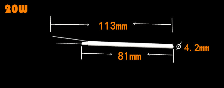 厂家直销内热式烙铁芯20W35W50W70W发热芯电烙铁芯长寿命陶瓷芯