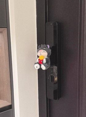 路西法门把手装饰摆件智能门密码锁保护套静音防撞家用入户门卧室