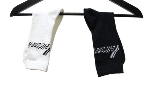 两双装秋冬现货we11done袜子正确版本韩国设计师logo字母ins潮袜 - 图1