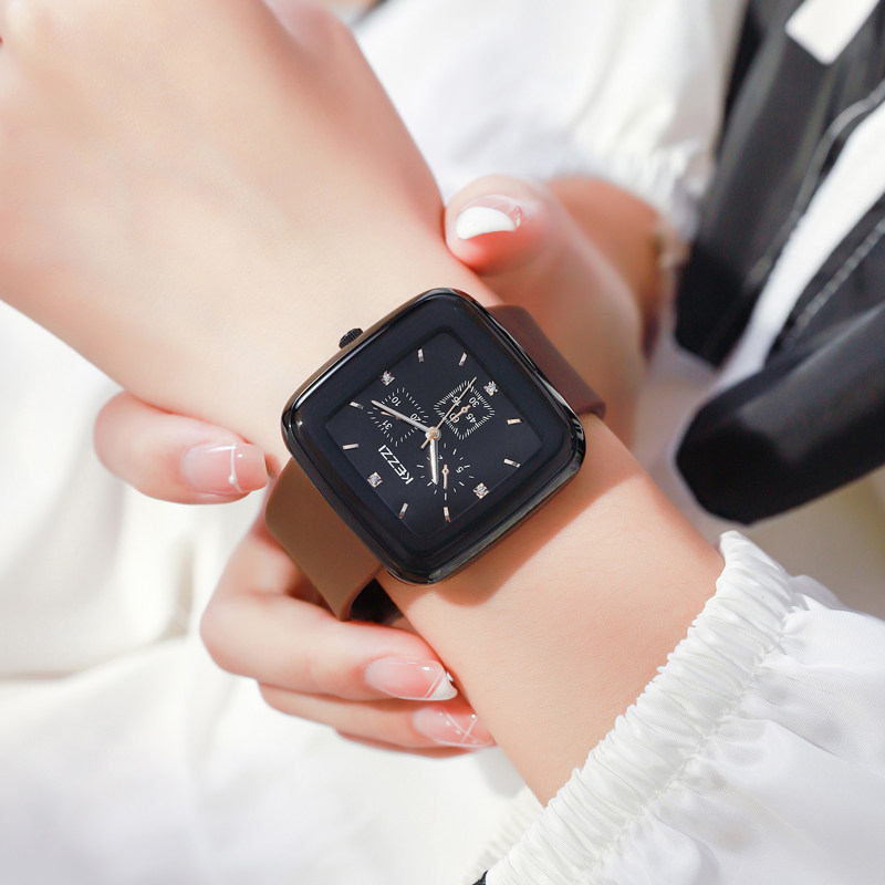 kezzi运动方盘男女休闲防水手表 珂紫国产腕表