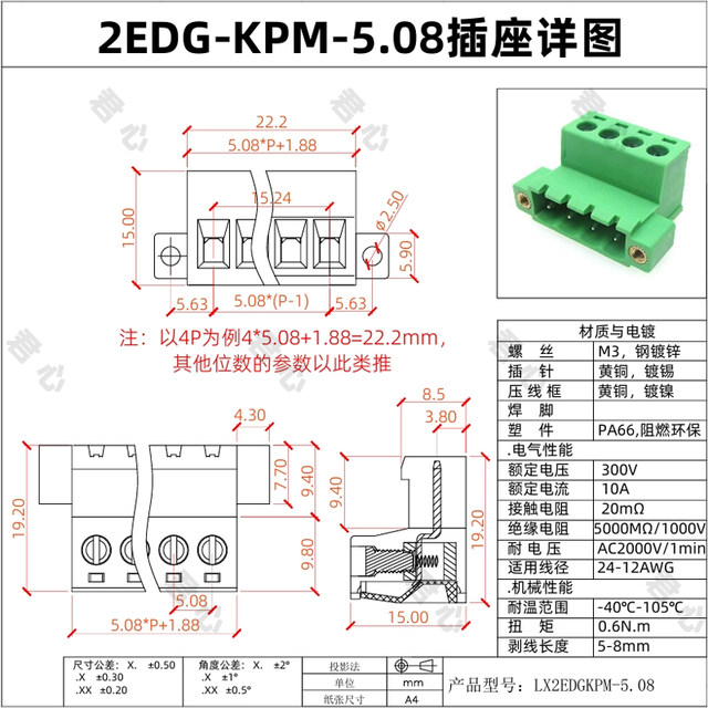 JM2EDGWC5.08 wall-mounted fixed panel