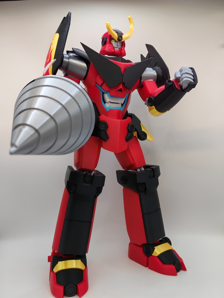 天元突破红莲螺岩 Gurren Lagann机甲机械全身可动手办玩具-图2