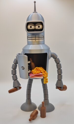 飞出个未来 动画 弗莱 与 班德 手办 Futurama Fry & Bender 现货 - 图1
