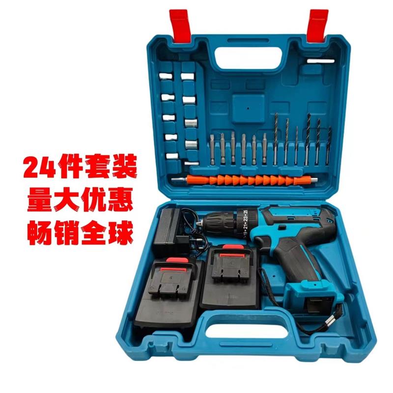 Lithium drill rechargeable hand drill electric screwdriver - 图0