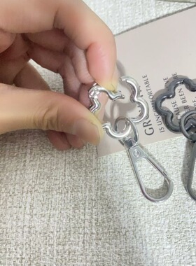 梅花勾扣肩带挂扣包包肩带弹簧钥匙扣包带连接扣五金金属挂件饰品