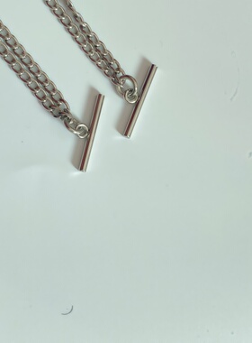 配卫衣的链子领口链条挂饰蝴蝶可拆卸in新款衬衫卫衣领配饰嘻哈风