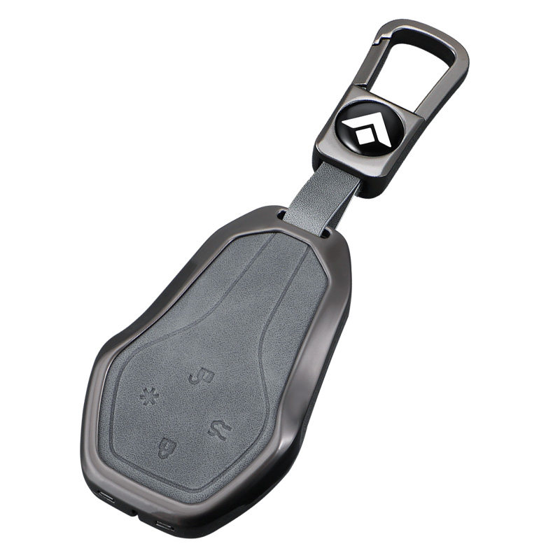 适用昊铂钥匙套昊铂HT昊铂gt埃安HyperGT扣高档2023新款昊柏包扣