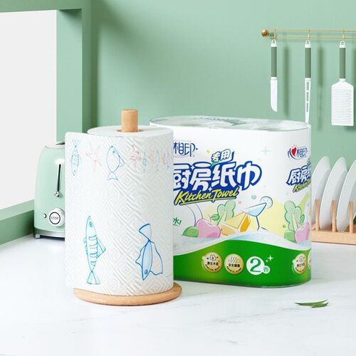 心相印厨房用纸厨房纸巾专用卷纸干湿两用吸油吸水一次性去油污 - 图2