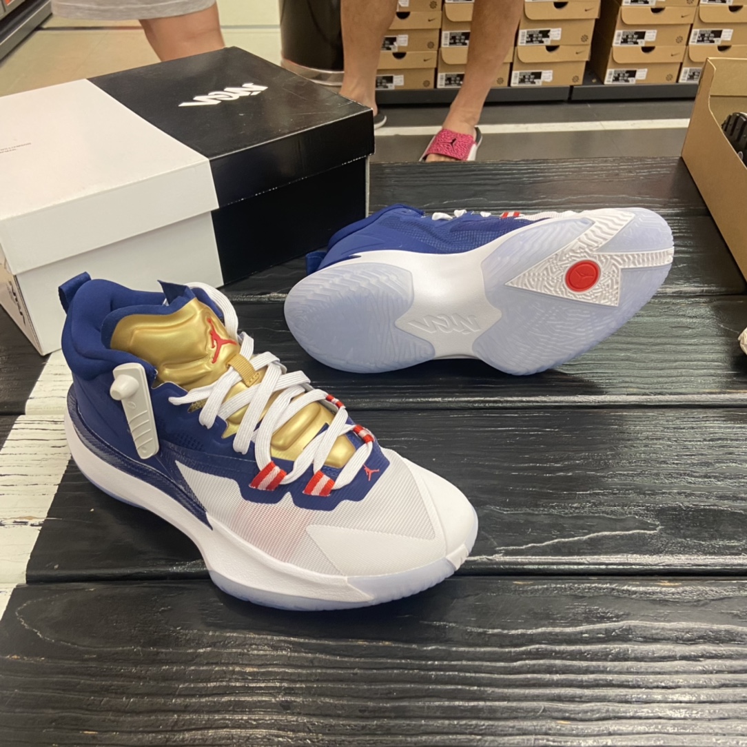 Nike耐克男鞋正品AIR JORDAN ZION 1 PF专业缓震篮球鞋DA3129-401 - 图0