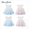 Tartineetchocolat French chocolate children's clothing 26 spring and summer new girls flying sleeve cake skirt dress