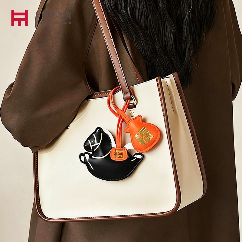 上海博物馆香囊挂件马年吊坠随身包衣柜车载香薰福袋挂饰文创礼物