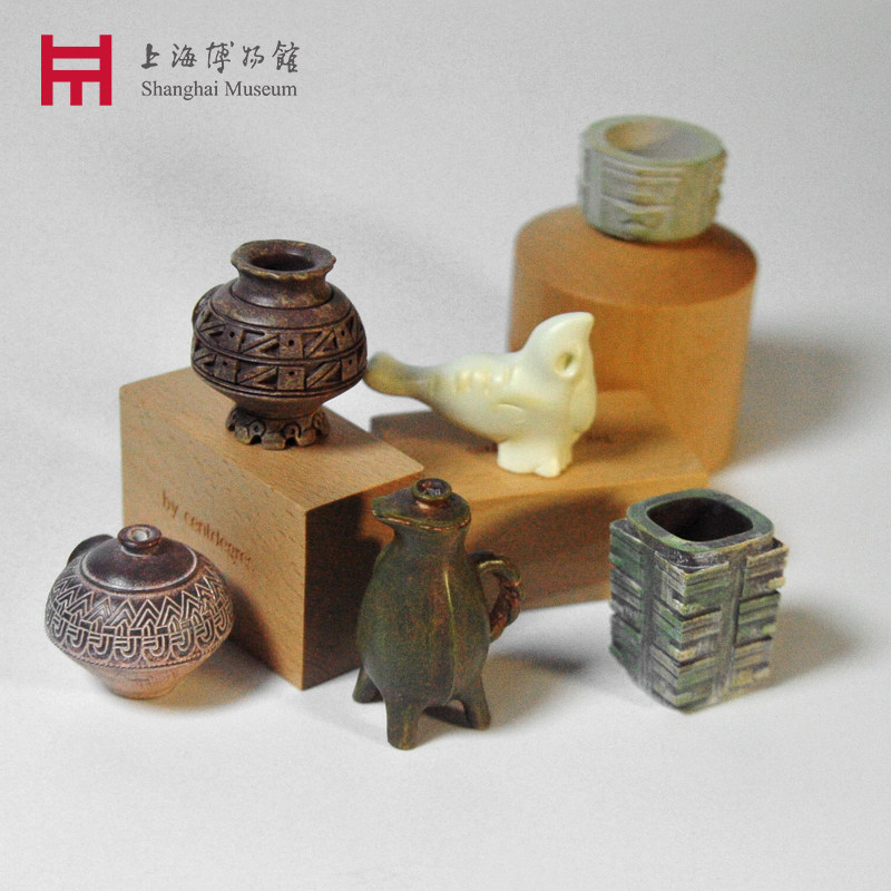 上海博物馆冰箱贴立体蝠桃纹磁性创意文创家居装饰留言毕业礼物