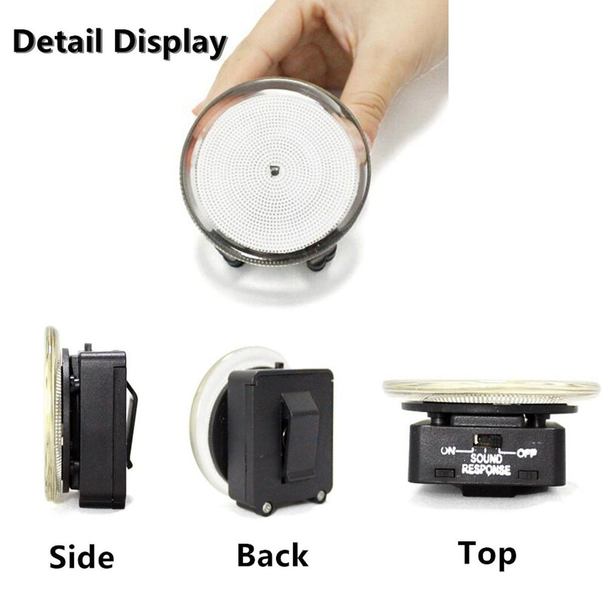 电池辉光盘2.5英寸声控闪电盘离子盘辅助灯具炫酷摆件夜跑灯携带,淘宝优惠券,粉丝福利购,淘宝优惠卷