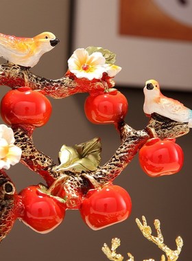 优选创意摆件工艺品事事如意发x财树居家公Q新中式礼品玄关摆件