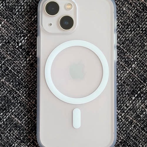 适用苹果iPhone13mini磁吸充电手机壳半透磨砂全包防摔保护套送礼 - 图0