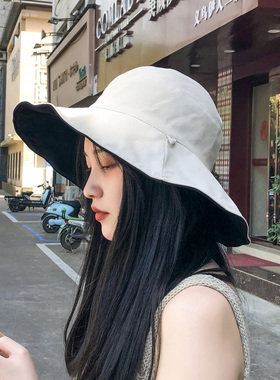 双面戴女日系网红ins遮阳帽子