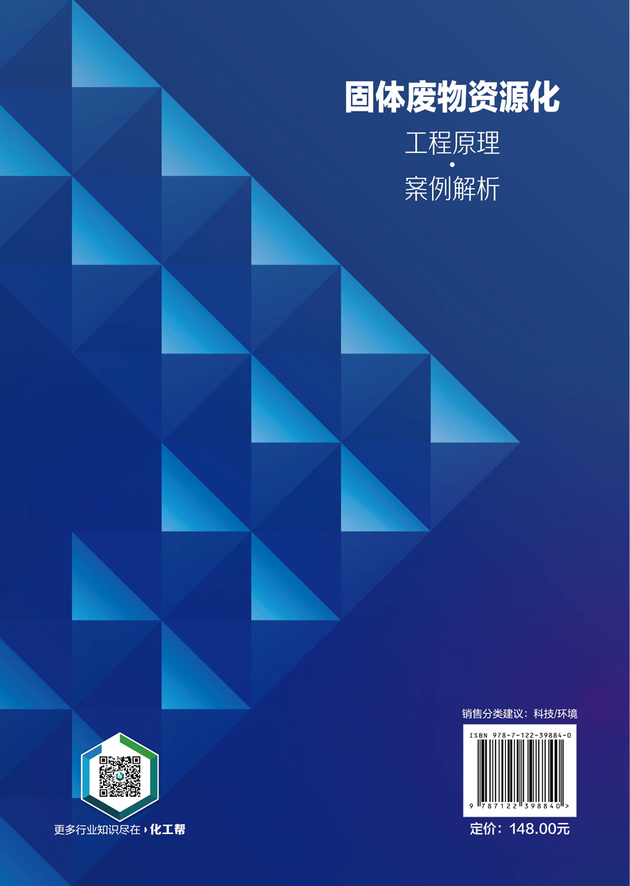 正版现货 固体废物资源化：工程原理·案例解析 马丽萍、黄小凤、李剑平  主编 1化学工业出版社 - 图0