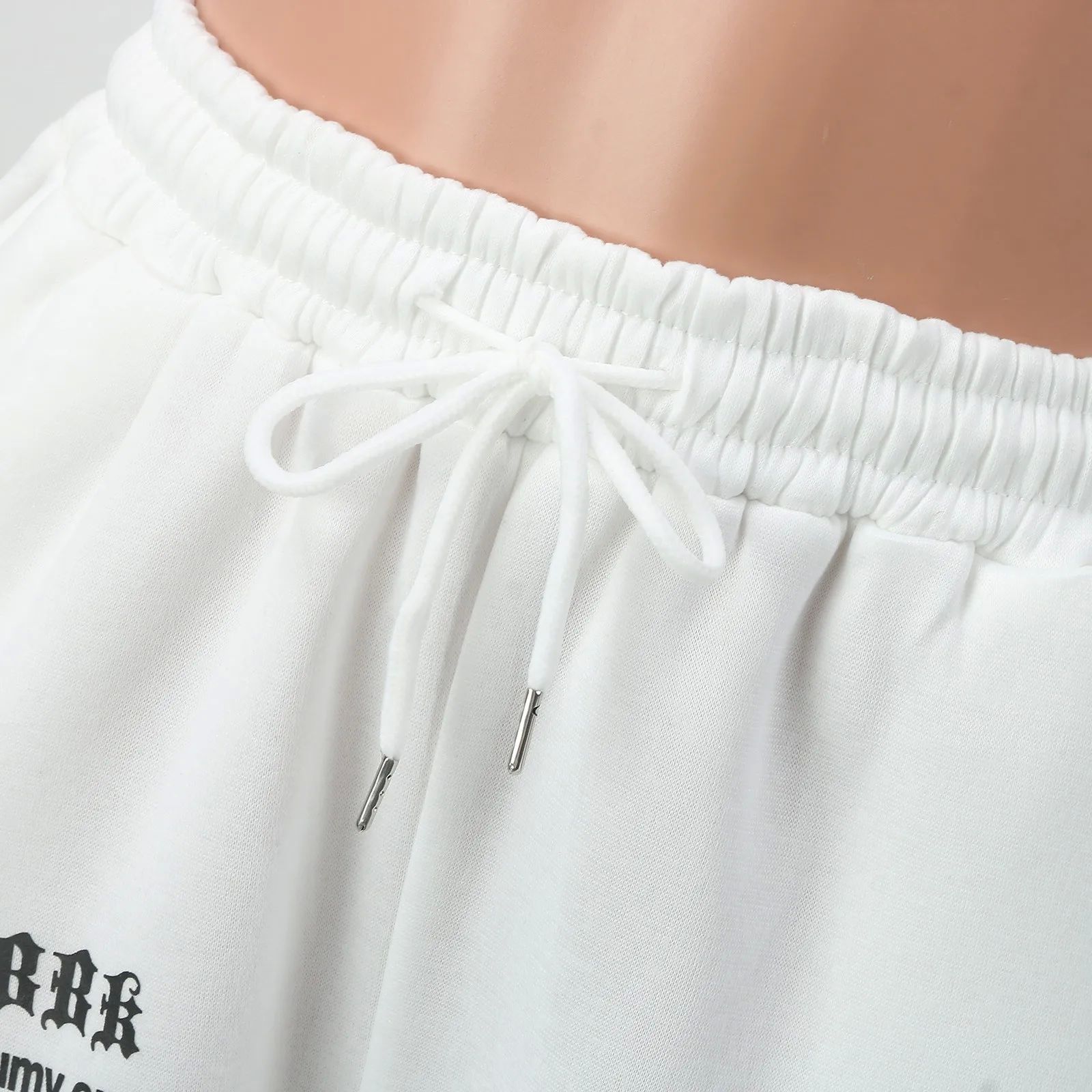 Women Street Hip Hop Sweatpants American Retro Alphabet Prin - 图3