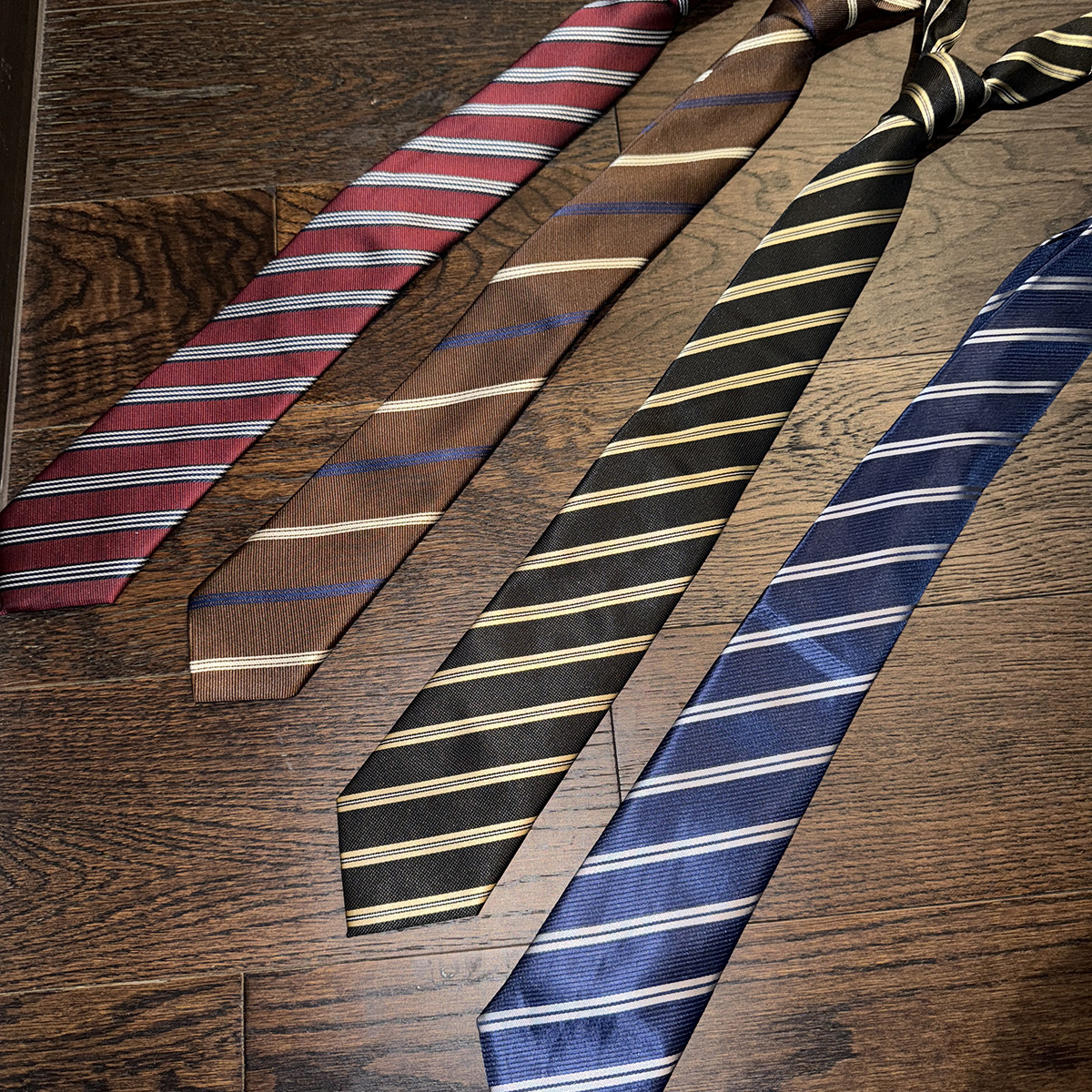 子上男装 韩国高级感条纹领带小众复古手打中古vintage领巾男款潮,淘宝优惠券,粉丝福利购,淘宝优惠卷