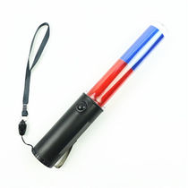 State Aid State 260 Traffic Baton Red Blue 2 Sections Fluorescent Stick Flash Bar Signal Light Indicating Stick Traffic Baton Red