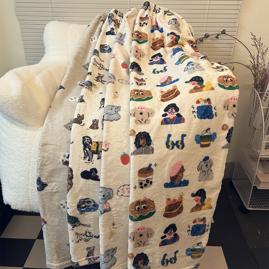 Long version coral velvet loose pajamas for tall people