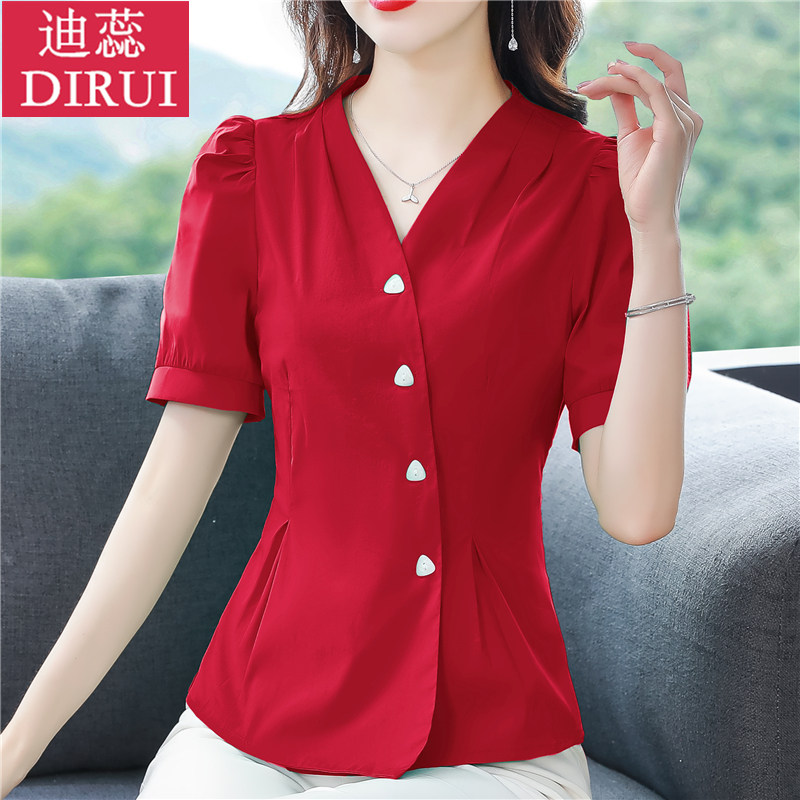  迪蕊蕾丝衫/雪纺衫