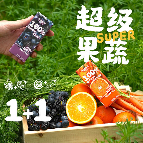 【惊喜盒子】东边植造100%复合果蔬汁NFC*果蔬原浆 5月26日到期 - 图0