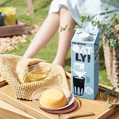 OATLY燕麦奶原味低脂植物蛋白饮料谷物饮料早餐奶2L液体燕麦片 - 图0