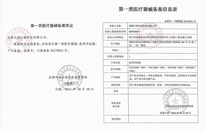 兰润洗鼻器气囊式医用成人儿童鼻炎冲洗器家用清洗鼻腔盐水喷雾器-图2