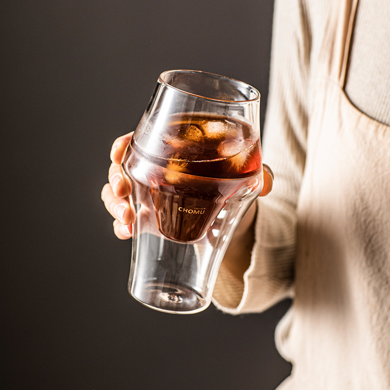 手冲咖啡杯250ml品鉴杯双层闻香品香杯单品分享杯小容量玻璃杯子 - 图3