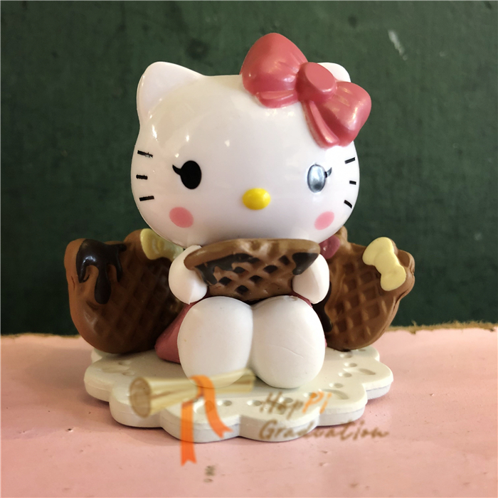 hello kitty公仔甜品系列情侣款创意摆件凯蒂猫手办盲盒女生礼物 - 图2