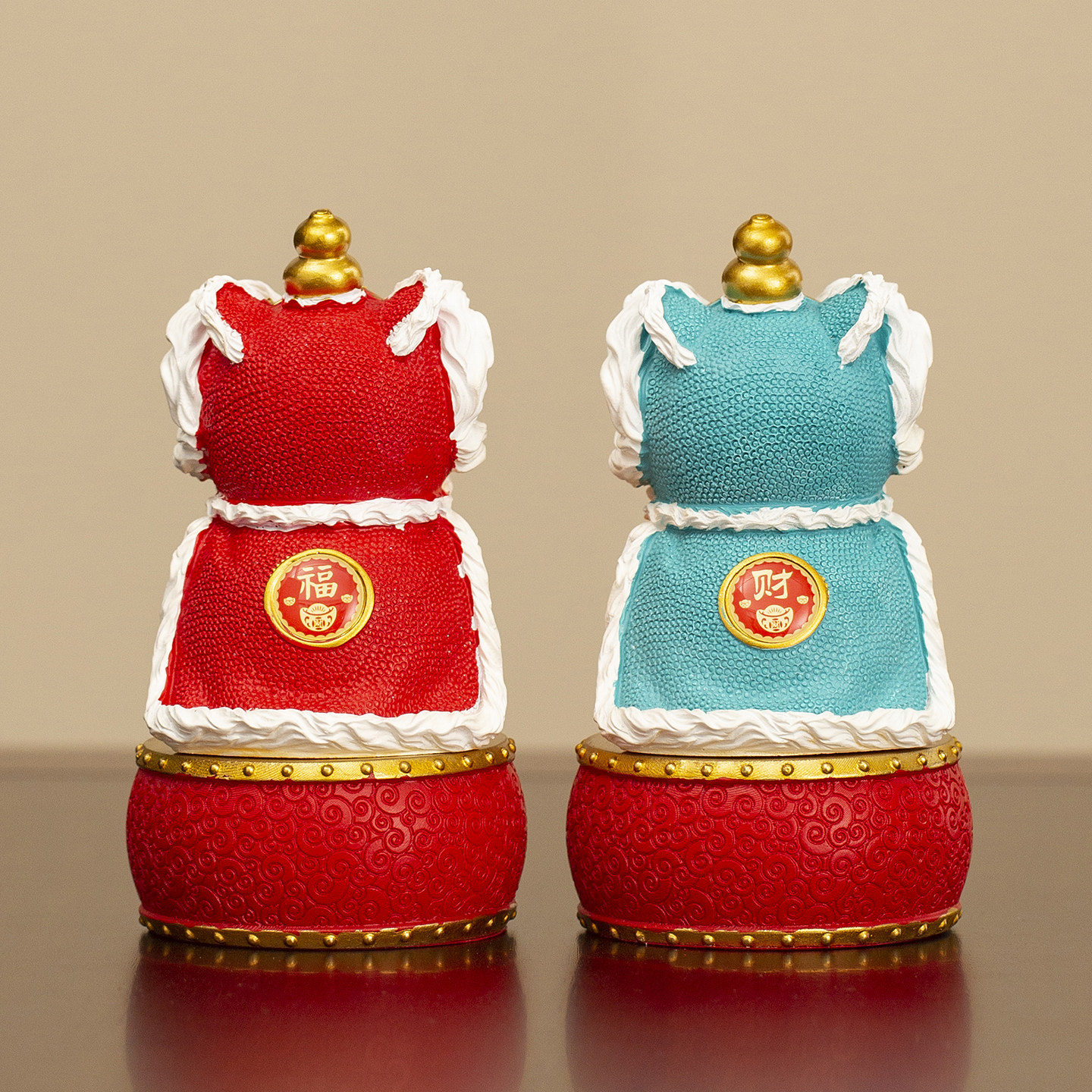 创意佛山醒狮舞狮摆件高级感小众工位办公室桌面客厅装饰生日礼物,淘宝优惠券,粉丝福利购,淘宝优惠卷