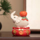 New Chinese style lucky bag base ornaments tabletop crafts cultural toys tea pet base coasters tea tray cover set heightening table