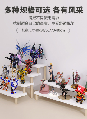 幼儿园美工区阶梯展示架