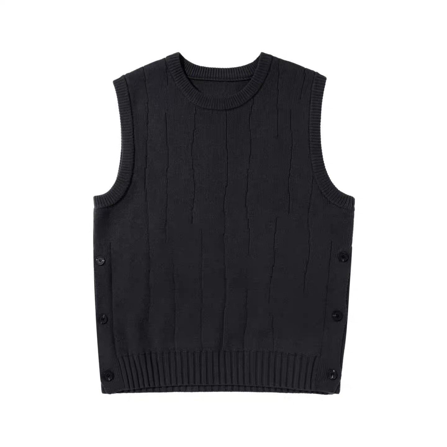 三件装/单件秋冬日系复古纯色马甲毛衣男女学院风叠穿针织衫背心,淘宝优惠券,粉丝福利购,淘宝优惠卷