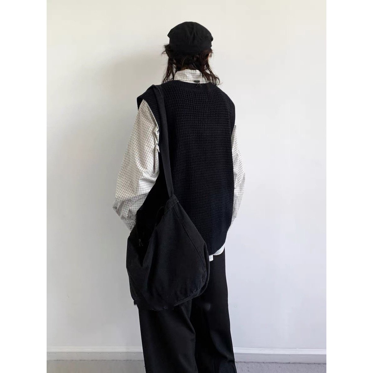 春秋日系三件套复古纯色针织马甲男女款学院风休闲叠穿无袖坎肩,淘宝优惠券,粉丝福利购,淘宝优惠卷