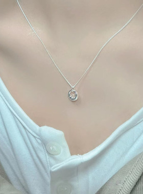 999纯银项链轻奢小众生日礼物