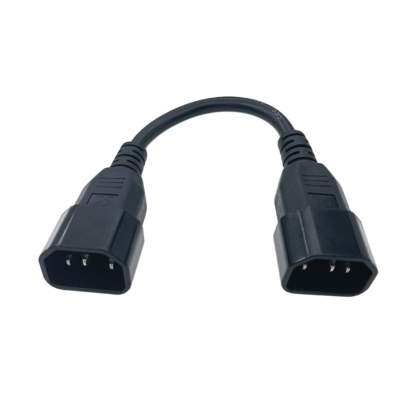 纯铜IEC320 C14转C13C5C7彩显品字公母电源线PDU机箱服务器延长线 - 图3