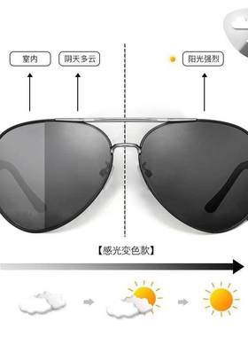 高清钢化玻璃镜片夏季太阳镜男士墨镜开车用飞行员防紫外线蛤蟆镜