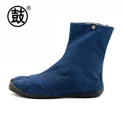 鼓tabi分趾鞋日本正版足袋祭舞cosplay 忍者鞋平底中筒帆布鞋 虎窝淘