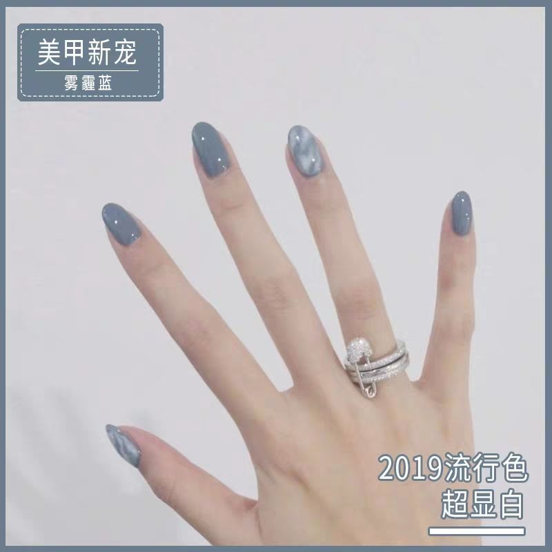 2019新款网红甲油磨砂红持久光疗胶 芳莹脚链