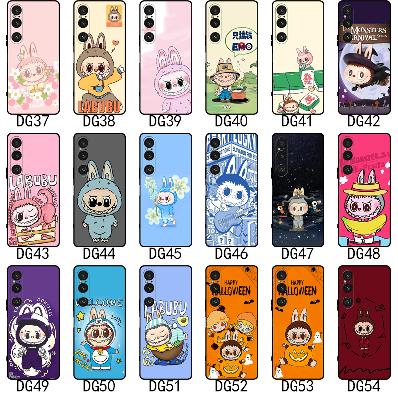 适用于拉布布sony全机型索尼Xperia 1 VI/Xperia Pro-I/Xperia5 III/Xperia1 IV 1 VII手机壳磨砂黑色定制 - 图3