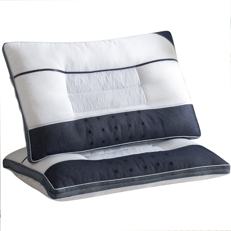 决明子枕头带纯棉套装家用护颈枕套 棉记枕头/枕芯