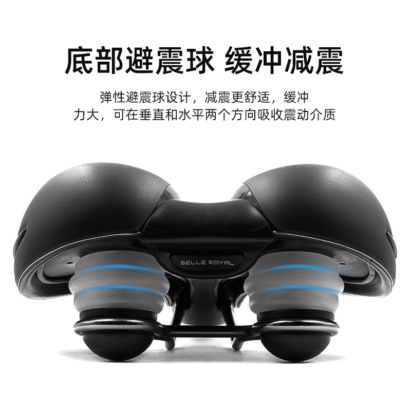 SELLE ROYAL自行车座垫 SR 硅胶中空山地公路车坐垫长途 - 图1