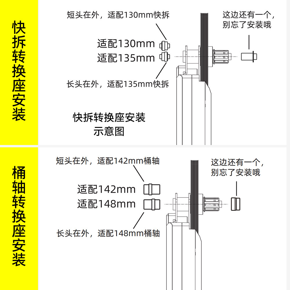 ThinkRider 智骑A1/X2/X5/X7/XX骑行台配件快拆转换器 桶轴转换座,淘宝优惠券,粉丝福利购,淘宝优惠卷