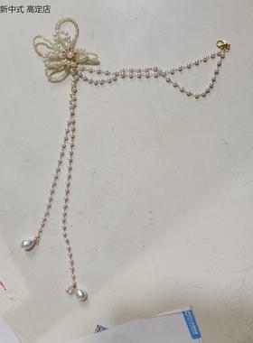 水晶流苏吊坠挂件别针胸花胸针