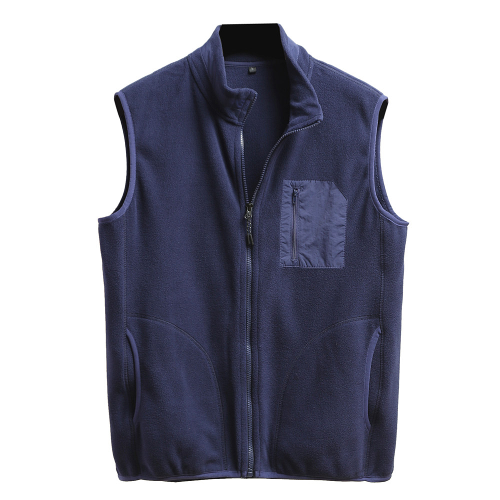 大牛货 暖暖的 外贸原尾单男装秋冬摇粒绒立领背心休闲马甲外套男,淘宝优惠券,粉丝福利购,淘宝优惠卷