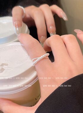 个性女小众素圈双层手饰简约气质