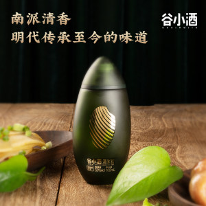 谷小酒 清米粒 50度清香型白酒 纯粮食酒100mL*2瓶